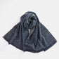 Raw Hem Heathered Polyester Scarf