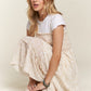 ADORA Smocked Floral Ruffled Hem Cami Dress