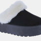 Weeboo Thick Bottom Fur Trim Snow Slippers