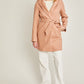 JQ Fleece Belted Hoodie Coat