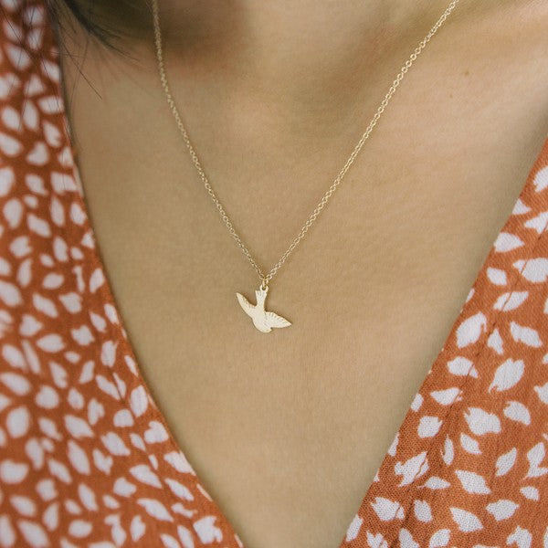 Magic Charm Dove Necklace