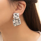 Textile Drop Earrings