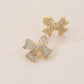 Ribbon Stud Earrings