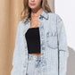 Sparkle Stone Stripe Denim Jacket