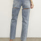 High Waist Straight Jeans