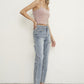 High Waist Straight Jeans