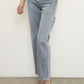 High Waist Straight Jeans