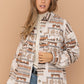 Frayed Aztec Western Shacket