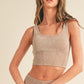 Women's Ultra-Comfort Ribbed Sports Bra