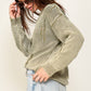 Mineral Wash Distressed Sweater