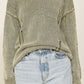 Mineral Wash Distressed Sweater