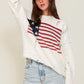 Distressed USA Logo Sweater