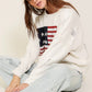 Distressed USA Logo Sweater