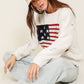 Distressed USA Logo Sweater