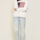 Distressed USA Logo Sweater