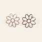 Daisy Outline Stud Earrings