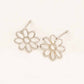 Daisy Outline Stud Earrings