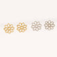 Daisy Outline Stud Earrings