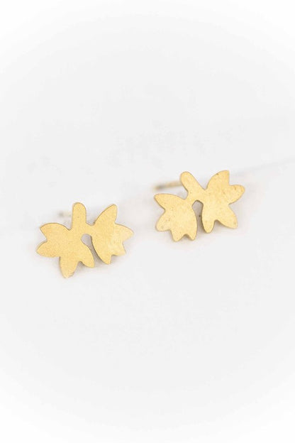 Leaf Stud Earrings