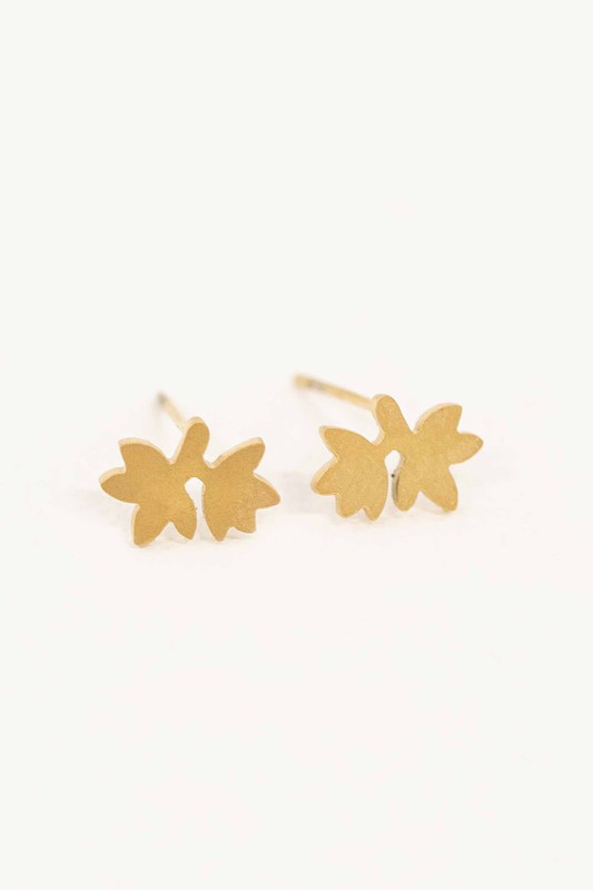 Leaf Stud Earrings