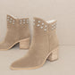 OASIS SOCIETY Alofi - Studded Collar Booties