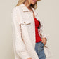 Long Sleeve Quilted Button Down Jacket