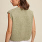 Soft Touch Cropped Knit Vest