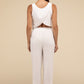 D-Linen Blended Top and Pants Set