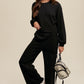 Knit Sweat Top and Pants Athleisure Lounge Sets