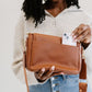 SIGNATURE CROSSBODY SHOULDER BAG WITH CARD WALLET