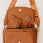 SIGNATURE CROSSBODY SHOULDER BAG WITH CARD WALLET