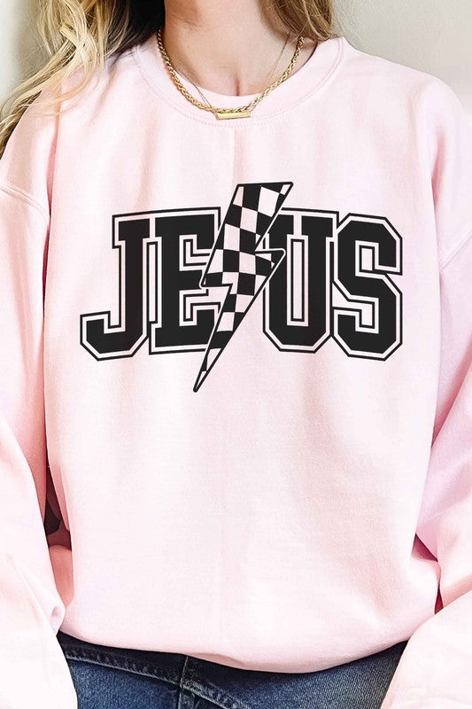 JESUS LIGHTNING OVERSIZED SWEATSHIRT