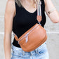 Hazel Genuine Leather Sling Bag