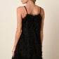 Mittoshop Feather Ruffle Hem Mini Cami Dress