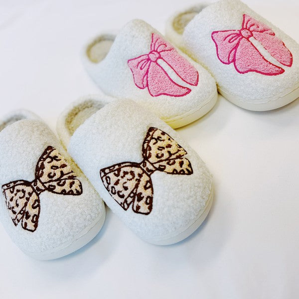 Emily Bow Cozy Lounge Slippers