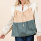 Tiered Color Block Blouse