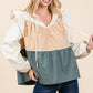 Tiered Color Block Blouse