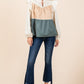 Tiered Color Block Blouse