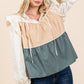 Tiered Color Block Blouse