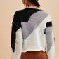 Annie Wear Color Block Drop Shoulder Sweater