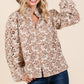 Floral Eyelet Laced Blouse