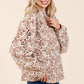 Floral Eyelet Laced Blouse