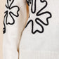 Plus Floral Embroidered Knit Sweater