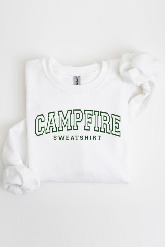 Campfire Sweatshirt Graphic Fleece Sweatshirts