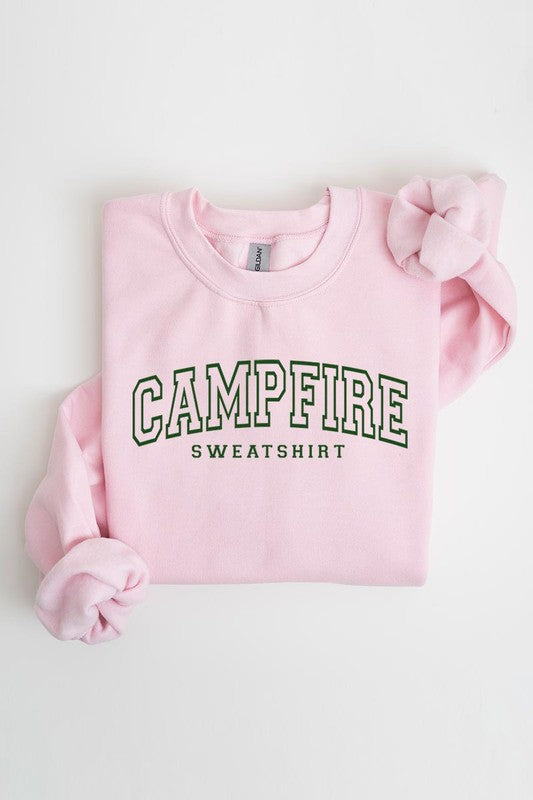 Campfire Sweatshirt Graphic Fleece Sweatshirts