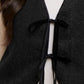 Annie Wear V-Neck Tie Detail Vest Coat