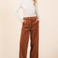 Mittoshop Corduroy Back Elastic Waist Pants