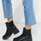 MMShoes What It Takes Lug Sole Chelsea Boots in Black