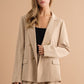 DOUBLE BUTTON BLAZER JACKET