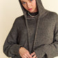 Davi & Dani Drop Shoulder Long Sleeve Hooded Sweater